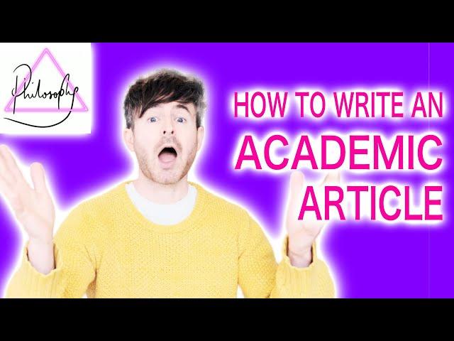 How to Write a Philosophy Article and Get it Published | Attic Philosophy