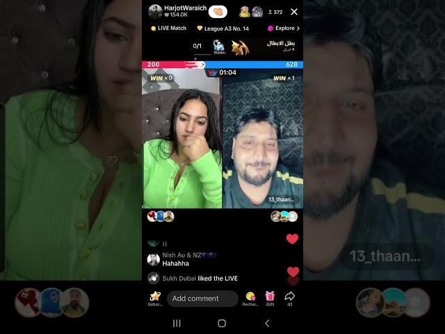 Harjot Waraich V/S Thaanedar Live Tiktok Today Dubai