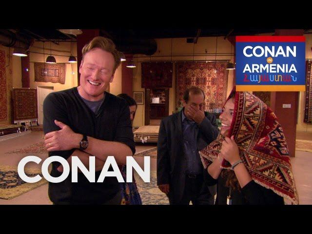 Conan Buys Sona's Family A Rug | CONAN on TBS