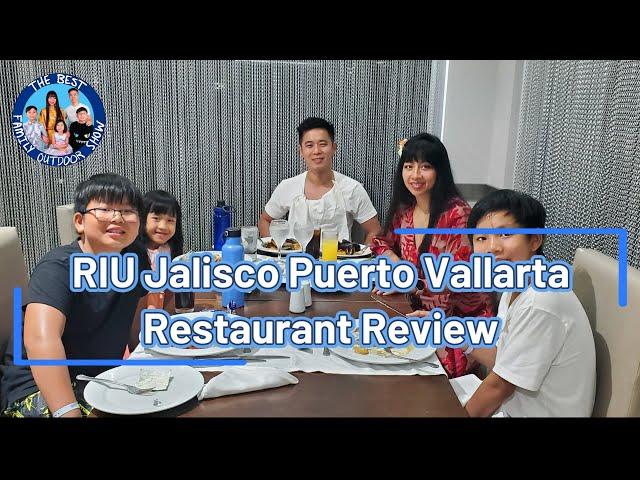 RIU Jalisco Puerto Vallarta Restaurant Review - All the included food options #mexico #familyvlog