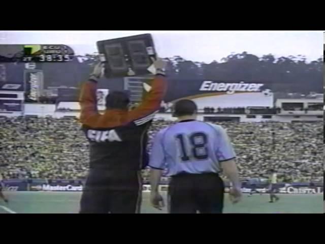 Ecuador al Mundial Korea-Japón 2002: Últimos minutos Segundo Tiempo, Gol Kaviedes - 7Nov2001