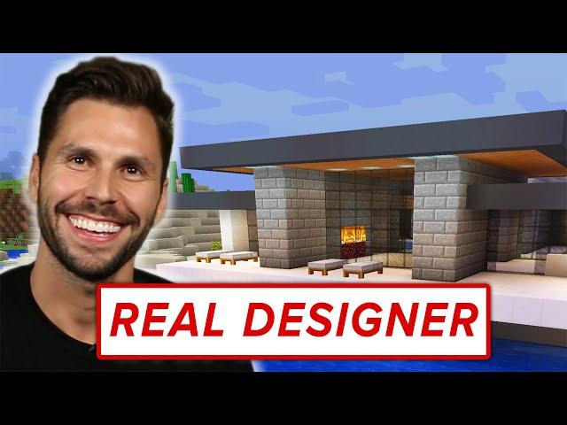 A Real Designer Builds A Mansion In Minecraft • Professionals Play