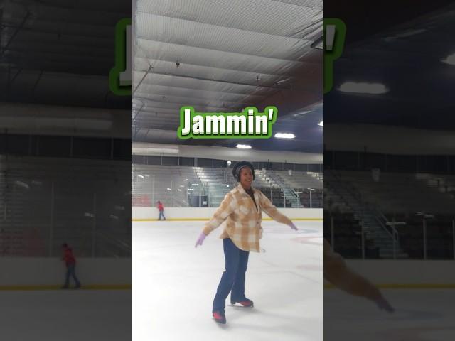 Jammin On Ice #iceskating #iceskate #figureskating #rollerskating #rollerskate #afrohair #afro #love