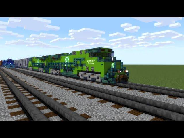 WhatsApp Train in Minecraft Animation