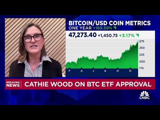 ARK Invest CEO Cathie Wood: Our base case for bitcoin is $600,000, bull case $1.5 million by 2030