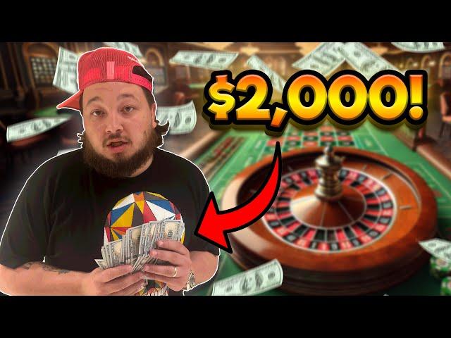 INSANE $2,000 Roulette Session! (DOUBLE OR BUST)