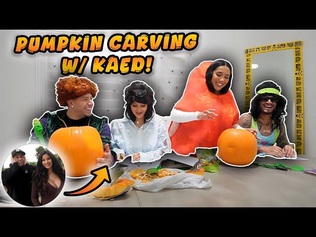 PUMPKIN CARVING w/ KAED !