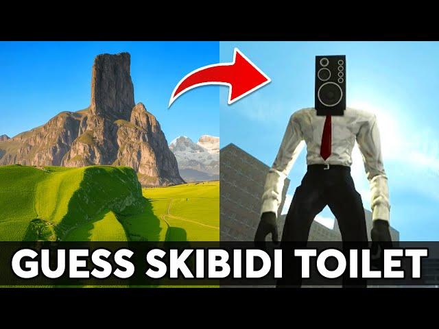 Guess The Skibidi Toilet Characters | Squint Your Eyes 