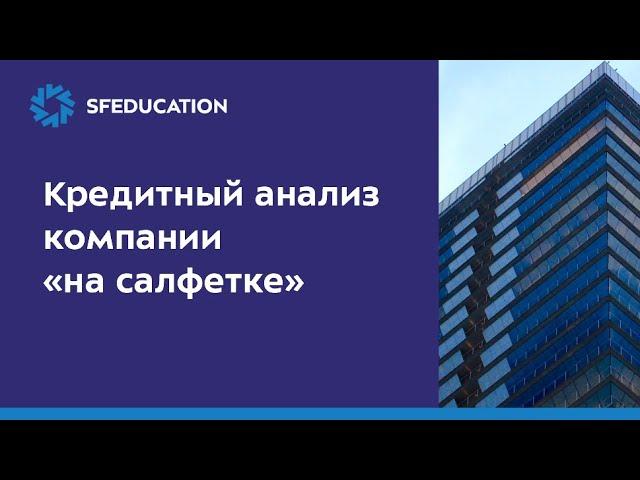 Кредитный анализ компании за 10 минут