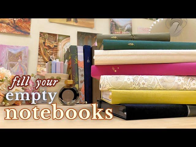 25+ Ways to Fill an Empty Notebook PART 2 • Creative Journaling Ideas  + GIVEAWAY