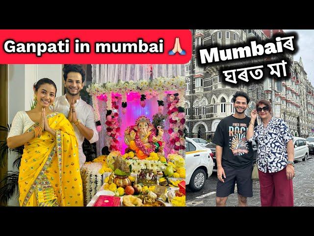 Ganpati celebration with Family || A day with Maa in Mumbai