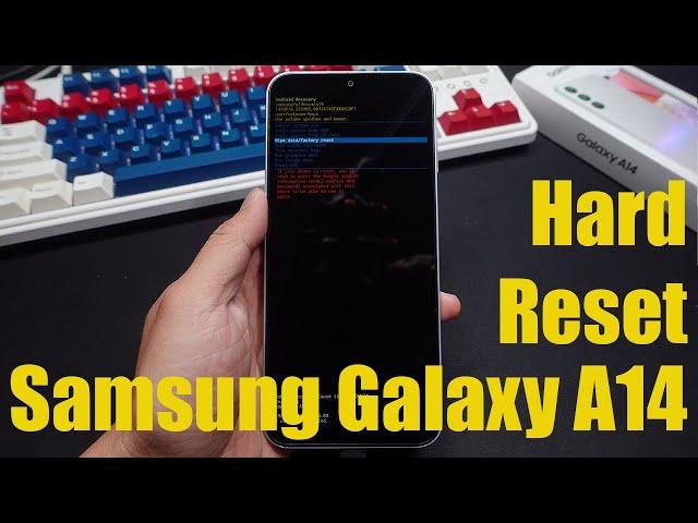 How To Hard Reset Samsung Galaxy A14