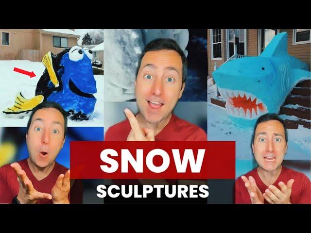 Amazing Snow Sculptures | Taylor Nikolai Compilation