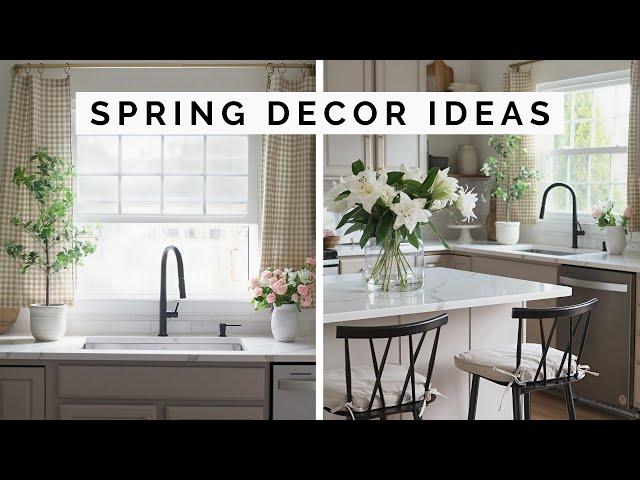 DIY SPRING DECORATING IDEAS | BUDGET FRIENDLY DIY DECOR TIPS | DECORATING FOR SPRING