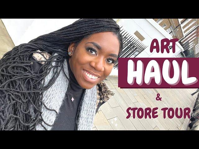 Art Haul 2022 | Art store tour | London graphic centre haul and tour