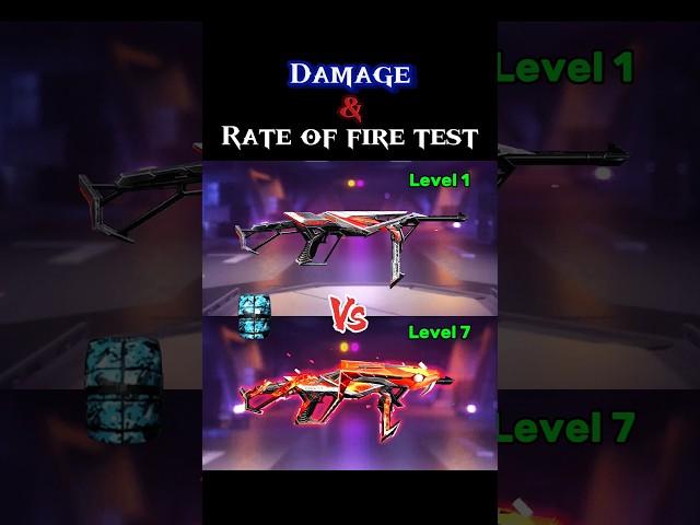 Level 1 Cobra Mp40 vs Max Cobra Mp40  #freefire #shorts