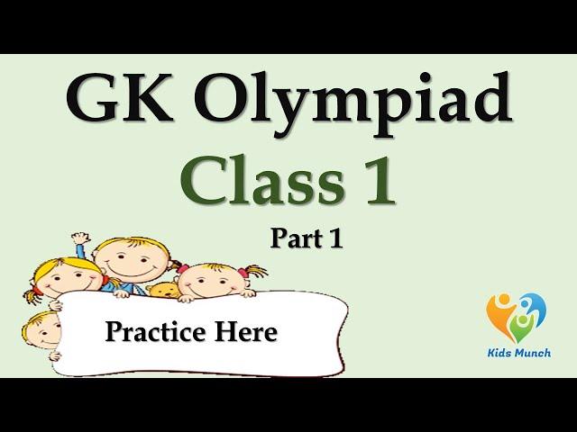 GK Olympiad for Class-1 | GK Olympiad Question Answer | GK Olympiad Question Answer Practice 2024