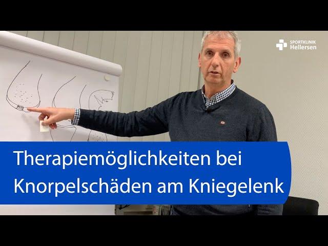 Therapiemöglichkeiten bei Knorpelschäden am Kniegelenk – Dr. Volker Stoll, Sportklinik Hellersen