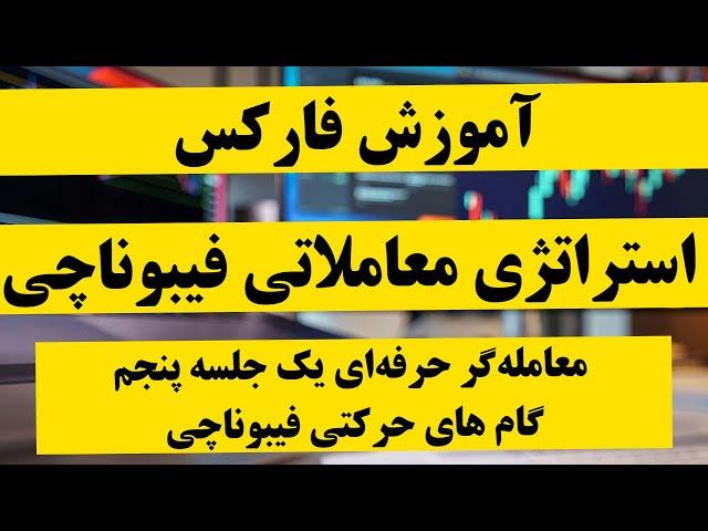 معامله‌گر حرفه‌ای یک جلسه پنجم گام های حرکتی فیبوناچی