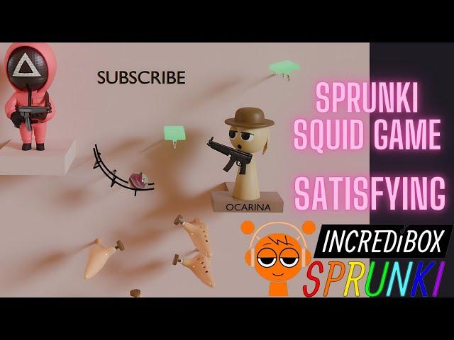 Sprunki : Squid game sounds on different musical instrument