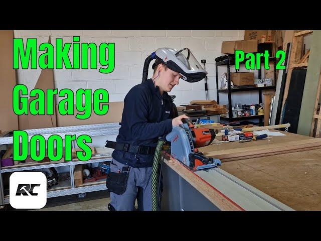 How to make Oak Garage doors part 2