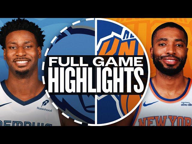 Game Recap: Knicks 143, Grizzlies 106