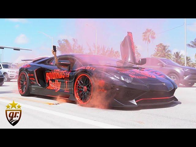 Gold Rush Rally Supercar Finish Line & Rollouts 2022 Prestige Imports