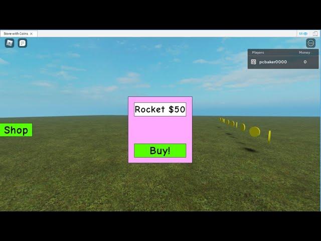 Create a Simple Shop in Roblox