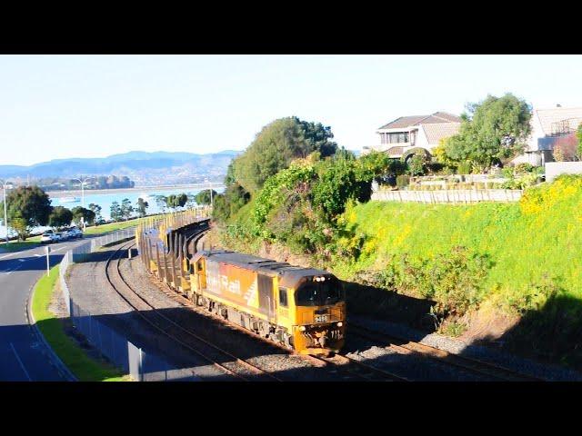 KiwiRail Freight Trains in Tauranga - ft. DH 2851