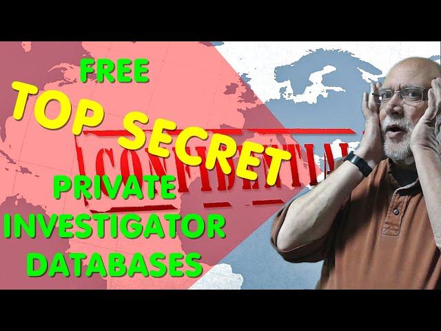  Discover NO COST Online Private Investigator Databases that actually work! OSINT Training
