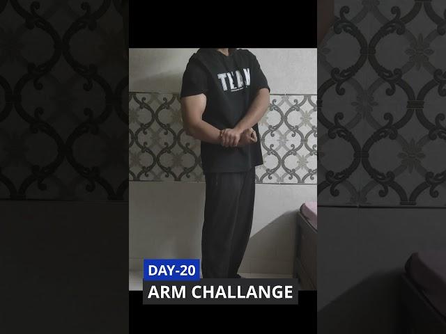 DAY- 20 30 days arms challange  #gym #motivation #fitness #30daychallenge #fashion #bicep  #cbum