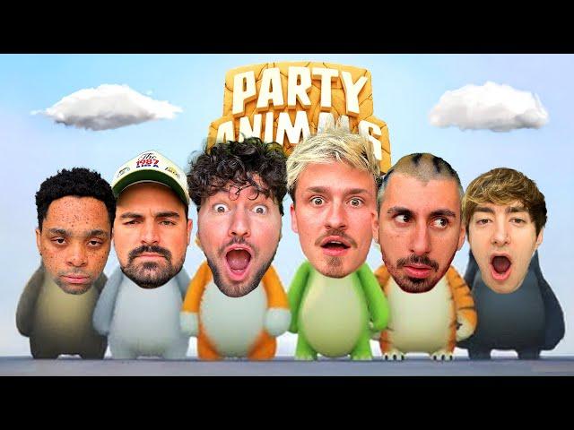 6 GUYS VS PARTY ANIMALS