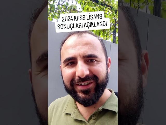 2024 KPSS Lisans Sonuçları Açıklandı Durumlar nedir