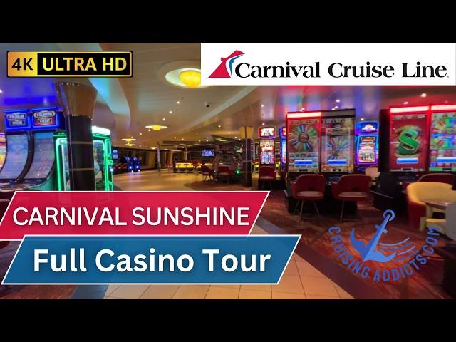 Cruise Ship Casino Tours - Carnival Sunshine Casino Tour - Full Tour and Walkthrough