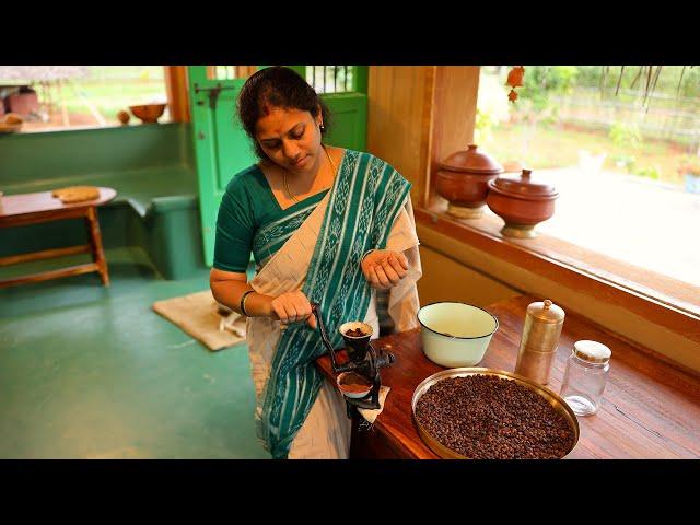 Filter Coffee, Butter & Ghee Making - From Fresh Milk || Easy Milk Recipe || The Traditional Life