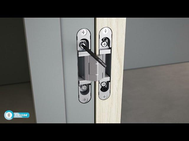 Ceam - New Concealed hinge model 1430 installation and adjustments