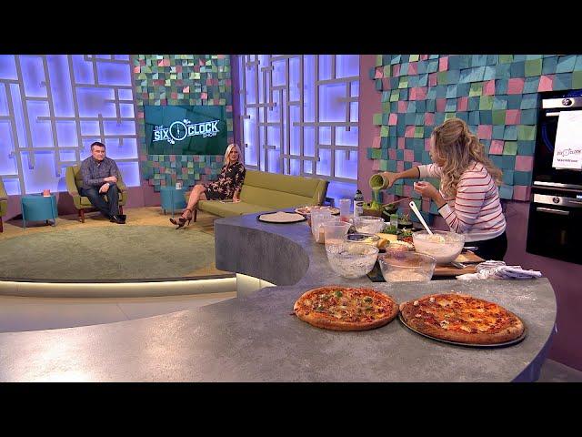 Pizzas with Green Goddess Salad | Aisling Larkin