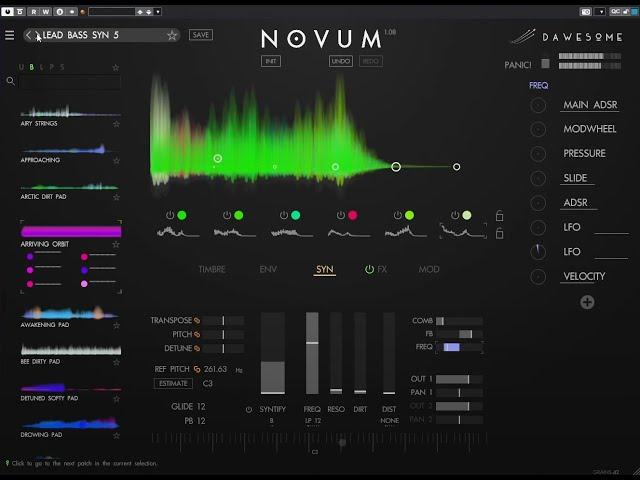 Is this the best granular synth? - Novum by Dawesome