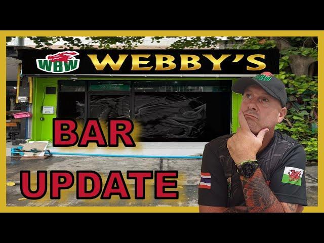 What's next for webby's bar, some big changes over the next few weeks