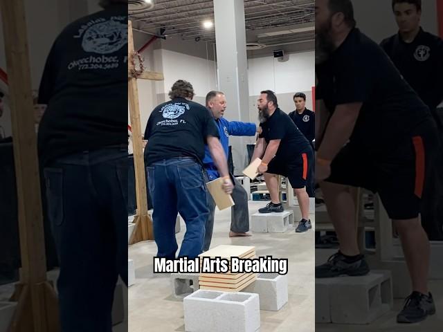 Martial Arts Creative Power Test | Amazing Concrete & Board Breaking #karate #martialarts #taekwondo