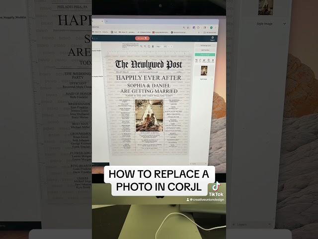 How To Replace A Photo in Corjl