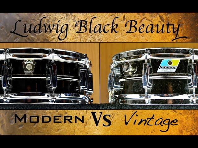 Ludwig Black Beauty: Modern Vs. Vintage