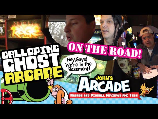 John goes to Galloping Ghost Arcade in Brookfield, IL - Gregg from Arcade Impossible Tour Review