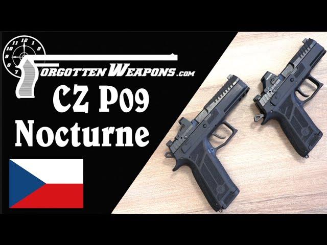 CZ's New P09 Nocturne: DA/SA Polymer Frame Now With Optics