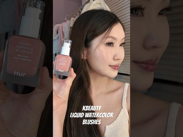 Pretty Korean Watercolor Blushes from House of Hur #kbeauty #koreanmakeup #blush