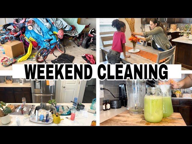 Quick DEEP Cleaning | Agua de Pepino | Garage Clean out | Decorate with me 2024