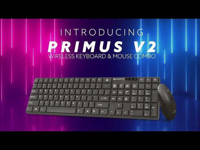 Amkette Primus V2 Wireless Keyboard and Mouse Combo || Best Wireless Keyboard and Mouse Combo