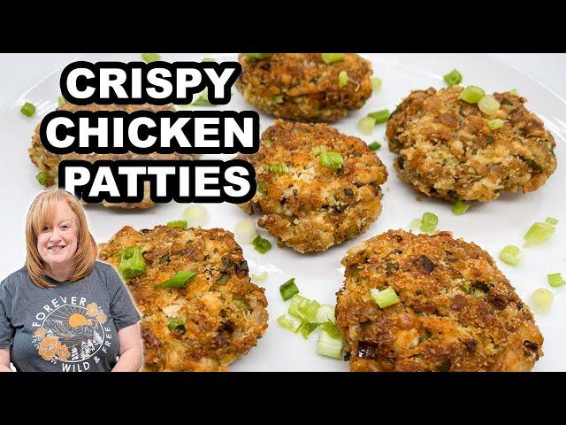 Crispy CHICKEN PATTIES Recipe | Perfect for Appetizers, Lunch or Dinner | ROTISSERIE CHICKEN IDEAS