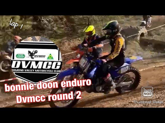 Bonnie doon enduro DVMCC round 2 - YZ250X - starglen lodge - 8th place - lap 1