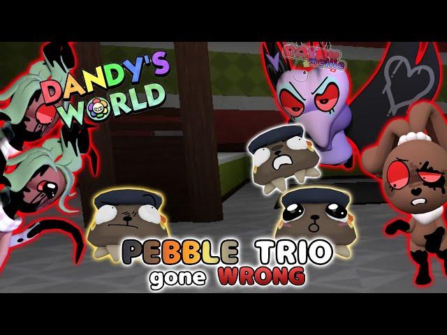  PEBBLE SERVED EGGY TRIO GONE *WRONG*  - Dandys world trios gameplay #28